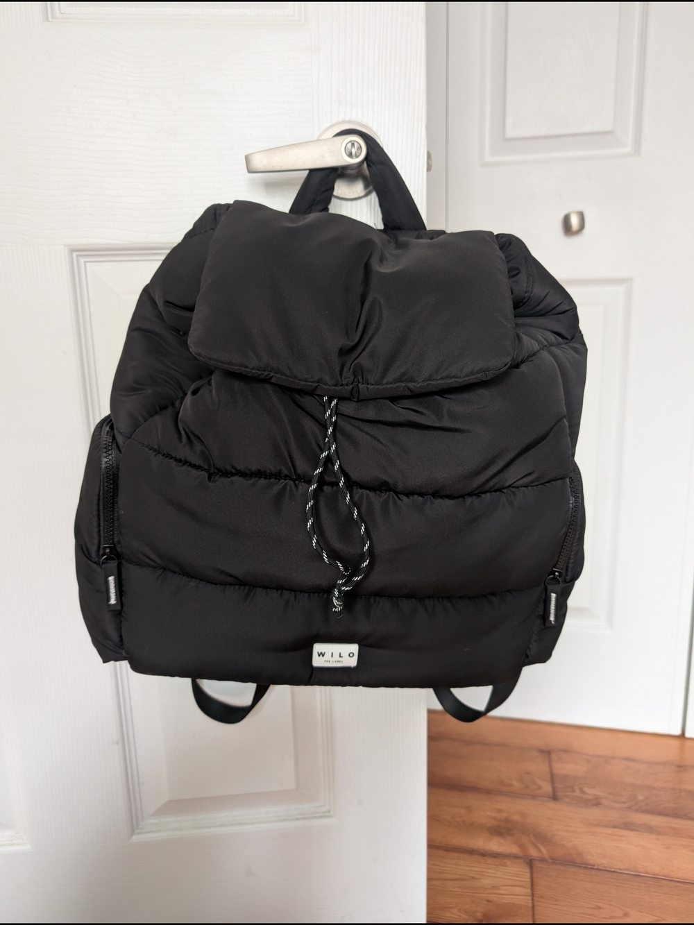 WILO Black Puffer Backpack